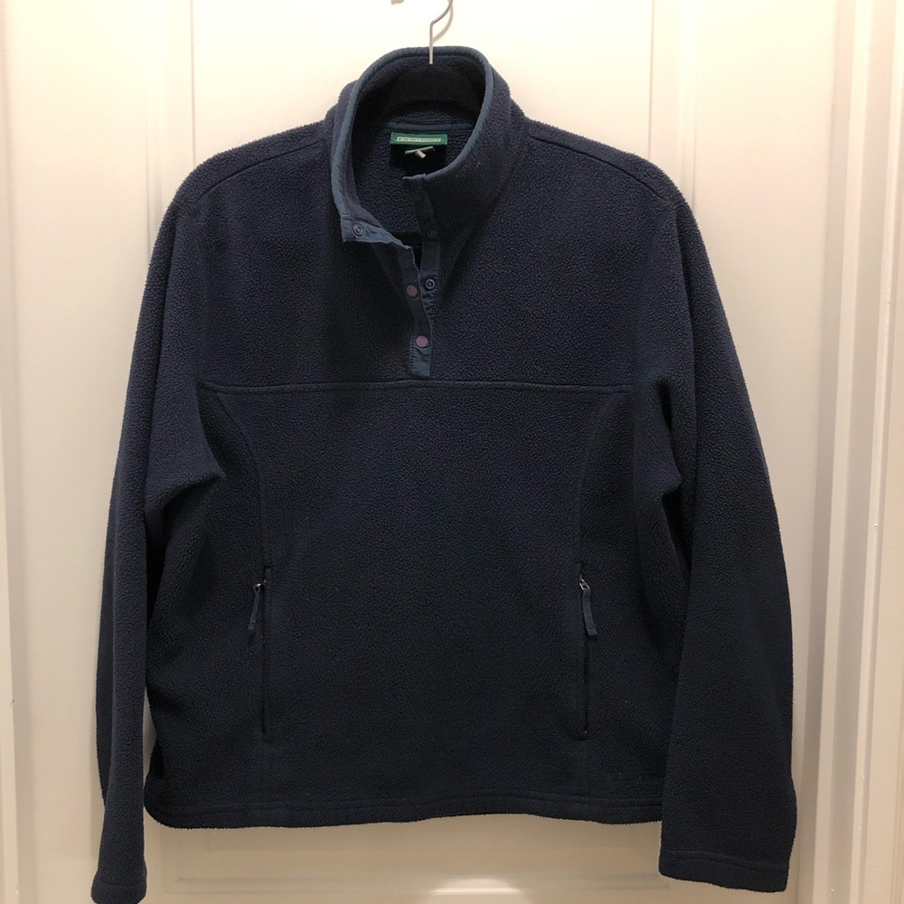 Classic LL Bean Fleece Pullover